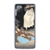 'Lord Teika at Sumiyoshi During the Full Moon' by Yoshitoshi, ca. 1885 - Samsung Phone Case