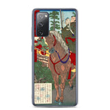 'Prince Umayado and Mononobe no Moriya' by Yoshitoshi, 1879 - Samsung Phone Cases