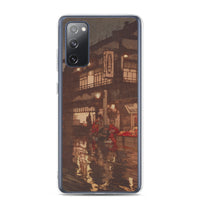 'Kagurazaka Street After A Night Rain' by Yoshida Hiroshi, 1929 - Samsung Phone Case