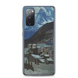 'The Matterhorn At Night' by Yoshida Hiroshi, 1925 - Samsung Phone Case