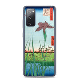 'Horikiri Iris Garden' by Hiroshige, 1857 - Samsung Phone Case