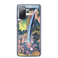 'Roben Waterfall at Mount Oyama in Sagami Province' by Hokusai, ca. 1832 - Samsung Phone Case