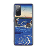 'Awa: Rough Seas At Naruto' by Hiroshige, 1855 - Samsung Phone Case