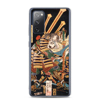 'Musashibo Benkei Fighting Nenoi Oyata' by Yoshitoshi, 1865 - iPhone Case - Samsung Phone Case