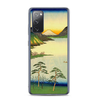 'Lake Suwa, Shinano Province' by Hiroshige, 1858 - Samsung Phone Case