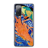 'Phoenix and Lobster' by Kuniyoshi, 1837 - Samsung Phone Case