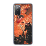 'Kamitsukeno Yatsunada Attacking Saohime's Castle' by Yoshitoshi, 1880 - Samsung Phone Case