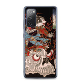 'Samurai Riding A Skull' by Yoshitoshi, 1864 - Samsung Phone Case