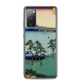 'Oiso: Saigyo's Hermitage at Shigitatsu Marsh' by Hiroshige, 1855 - Samsung Phone Case