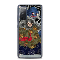 'The Black Cloud Prince Attacked By A Giant Spider' by Yoshitoshi, 1867 - Samsung Phone Case