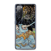 'Minamoto no Yorimitsu Is Attacked By A Demon Spider' by Kuniyoshi, ca. 1820 - Samsung Phone Case