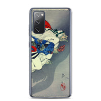 'The Demon Ibaraki Escapes With Its Severed Arm' by Yoshitoshi, 1889 - Samsung Phone Case