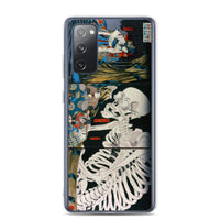 'Takiyasha the Witch and the Skeleton Spectre' (Combined Triptych) by Kuniyoshi, ca. 1844 - Samsung Phone Case