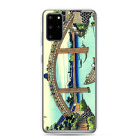 'Under Mannen Bridge at Fukagawa' by Hokusai, ca. 1830 - Samsung Phone Case