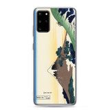 'Inume Pass in Kai Province' by Hokusai, ca. 1830 - Samsung Phone Case