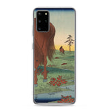 'Kogane Plain in Shimosa Province' by Hiroshige, 1858 - Samsung Phone Case