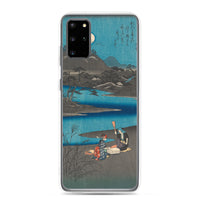 'Washerwomen in Settsu' by Hiroshige, 1857 - Samsung Phone Case