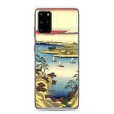 'The Tone River At Konodai' by Hiroshige, 1858 - Samsung Phone Case