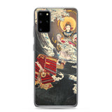 'Hojo Tokimasa Praying to the Sea Goddess' by Yoshitoshi, ca. 1885 - Samsung Phone Cases