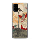 'Emperor Jimmu and the Yata Crow' by Yoshitoshi, 1880 - Samsung Phone Case