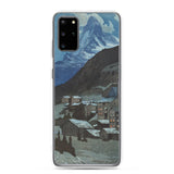 'The Matterhorn At Night' by Yoshida Hiroshi, 1925 - Samsung Phone Case