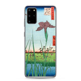 'Horikiri Iris Garden' by Hiroshige, 1857 - Samsung Phone Case