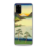 'Lake Suwa, Shinano Province' by Hiroshige, 1858 - Samsung Phone Case