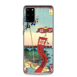 'Kanasugi Bridge and Shibaura' by Hiroshige, 1857 - Samsung Phone Case