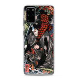 'Miyamoto Musashi Killing A Monster Bat' by Kuniyoshi, ca. 1830 - Samsung Phone Case