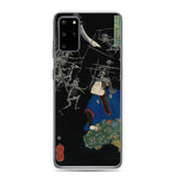 'Taro Mitsukuni Watching Skeletons Battle' by Yoshitoshi, 1865 - Samsung Phone Case