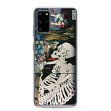 'Takiyasha the Witch and the Skeleton Spectre' (Combined Triptych) by Kuniyoshi, ca. 1844 - Samsung Phone Case