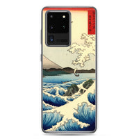 'The Sea at Satta, Suruga' Province' by Hiroshige, 1858 - Samsung Phone Case