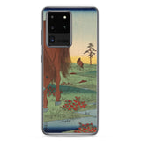 'Kogane Plain in Shimosa Province' by Hiroshige, 1858 - Samsung Phone Case