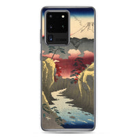 'Inume Pass in Kai Province' by Hiroshige, 1858 - Samsung Phone Case