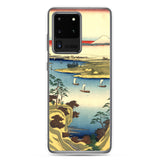 'The Tone River At Konodai' by Hiroshige, 1858 - Samsung Phone Case