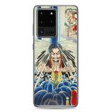 'Mongaku Shonin Under The Nachi Waterfall' by Kuniyoshi, 1860 - Samsung Phone Case