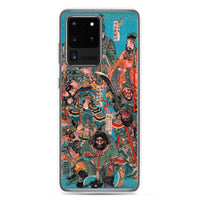 'One Hundred And Eight Heroes of the Shuihuzhuan' (Print 1) by Kuniyoshi, ca. 1830 - Samsung Phone Case