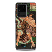 'The Cypress Pillar: Sagi-ike Heikuro' by Kuniyoshi, ca. 1855 - Samsung Phone Case