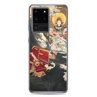 'Hojo Tokimasa Praying to the Sea Goddess' by Yoshitoshi, ca. 1885 - Samsung Phone Cases