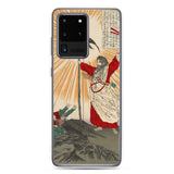 'Emperor Jimmu and the Yata Crow' by Yoshitoshi, 1880 - Samsung Phone Case