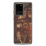 'Kagurazaka Street After A Night Rain' by Yoshida Hiroshi, 1929 - Samsung Phone Case