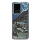 'The Matterhorn At Night' by Yoshida Hiroshi, 1925 - Samsung Phone Case