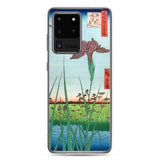 'Horikiri Iris Garden' by Hiroshige, 1857 - Samsung Phone Case