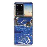 'Awa: Rough Seas At Naruto' by Hiroshige, 1855 - Samsung Phone Case