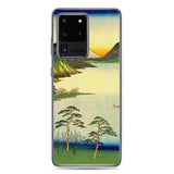 'Lake Suwa, Shinano Province' by Hiroshige, 1858 - Samsung Phone Case