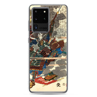 'Sasai Kyuzo Masayasu' by Kuniyoshi, ca. 1850 - Samsung Phone Case