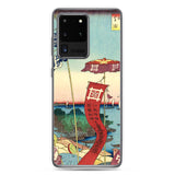 'Kanasugi Bridge and Shibaura' by Hiroshige, 1857 - Samsung Phone Case