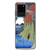 'Kai: Monkey Bridge' by Hiroshige, 1853 - Samsung Phone Case