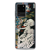 'Takiyasha the Witch and the Skeleton Spectre' (Combined Triptych) by Kuniyoshi, ca. 1844 - Samsung Phone Case