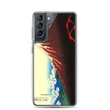 'Storm Beneath the Summit' by Hokusai, ca. 1830 - Samsung Phone Case